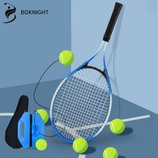 복나이트 테니스라켓 테니스그립 레슨 실내테니스장 실내테니스기차 테니스 훈련 세트, M, 1pack, 3-블루