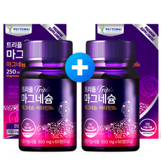 파이토웨이 트리플 마그네슘 신경 근육 에너지 3중 복합 케어 비타민B6, 60정, 2개