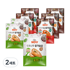 잇츠나우 상온 닭가슴살 오리지널 100g x 3p + 칠리 110g x 3p + 갈비 110g x 2p 세트, 2세트