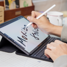 [아이패드 12.9인치 전용] 모키보 퓨전키보드 폴리오 for iPad Pro 12.9" - 블루투스 무선 키보드 터치패드 아이패드 태블릿 [MKB420-A12], 한영자판