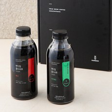핸디엄 콜드브루 커피 원액 케냐 500ml + 디카페인 500ml 세트, 1세트