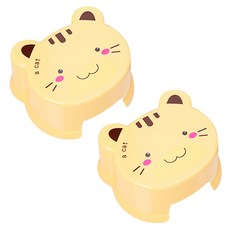 더자카 큐티애니멀 욕실의자 고양이, 2개입