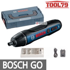 [보쉬] BOSCH GO 2세대 USB 충전 전동 무선 미니 가정용 드라이버 세트, 1세트