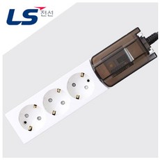 LS전선 감온변색 누전차단 멀티탭 3구 1.5m (화이트)