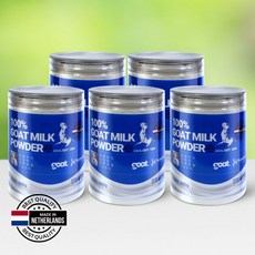 프리미엄 산양유단백질 100% 네덜란드 산양유 단백질 분말 가루 200g, 5개