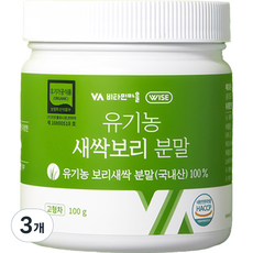 비타민마을 유기농 새싹보리 분말, 3개, 100g
