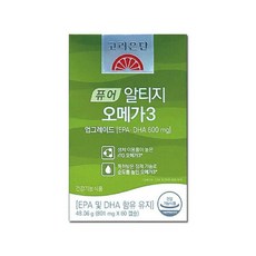 고려은단 퓨어 알티지 오메가3 801mg x 60캡슐 x 2박스_RE