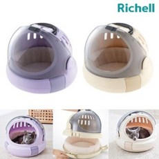 릿첼코럴 고양이 이동장 캐리어 하우스 우주선가방, 코럴 고양이 하우스 이동장 M(베이지)