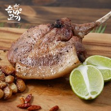 숨바고기 돈마호크 뼈등심 350g~400g (20mm~30mm) 캠핑용 바베큐 스테이크 홈캉스 돼지고기 등심, 1개
