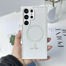 윰스모르 갤럭시 S23 맥세이프 케이스 울트라 투명 커버