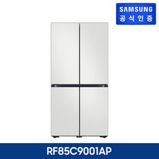 삼성 1등급 비스포크 4도어 875L [RF85C9001AP] 코타, 코타 화이트+모닝블루