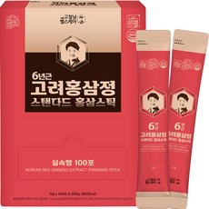 고철남헬스케어 6년근 고려홍삼정 스탠다드 홍삼스틱, 13g, 100개