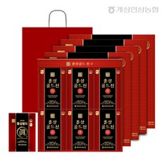 [개성상인] 홍삼골드진 50ml 30포 x 5박스 (총 150포) 쇼핑백, 5개, 상세 설명 참조