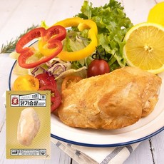 [바로드숑]자체 수분으로 쪄내어 부드럽고 촉촉한 닭가슴살 저염 1팩(100g) / 단백질 24g / 실온보관 / 저칼로리 / 무수분 제조법, 100g x 1팩, 100g, 100g x 1팩