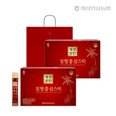 개성상인 침향홍삼스틱 10ml 30포 x 2박스 (총 60포), 기타