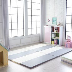 그레이프 폴더매트, 단품, 아이보리 핑크