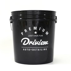 드라이뷰 워시 세차 버킷, 18L, 블랙