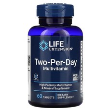 라이프익스텐션 투퍼데이 멀티비타민 60정 / Life Extension Two Per Day MutiVitamin, 타블렛