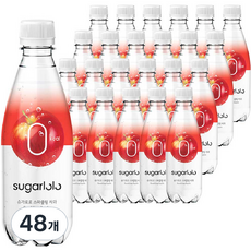 슈가로로 스파클링 사과 음료, 48개, 350ml