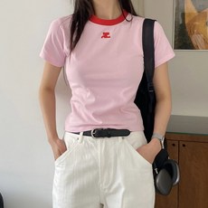 이니룸 세미크롭티 흰티셔츠 뉴진스티셔츠 (3color)