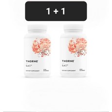 THORNE 1+1 쏜리서치 sat 실리마린 아티쵸크 커큐민 60캡슐, 1개, 1개, 60정