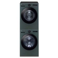 LG전자 [스태킹키트포함] 오브제컬렉션 24kg+20kg 세탁기/건조기 FX24GN-2GN(FX24GN+RD20GN), 단품