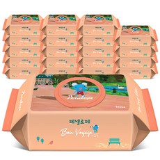 페넬로페 아기물티슈 본보야지 메종 캡형 70매X10팩