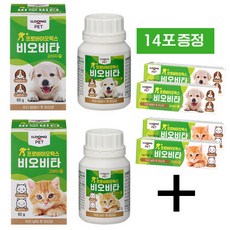 일동제약 비오비타펫 프로바이오틱스 강아지 고양이 설사 변비 유산균, 고양이 유산균 60g