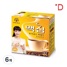 맥심 모카골드 마일드 커피 믹스, 50개입, 6개