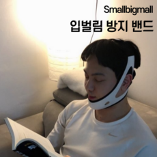 스몰빅몰 코골이 방지 기구 입벌림방지밴드 턱 교정 수면 입마개 마스크 비강확장기 양압기 양악기 밴드 테이프, 통풍밴드, 원사이즈(free)