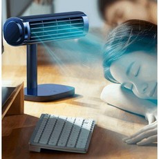 가정 품 충전식 용 탁상 이동식 미니 다용도 에어컨 USB 사무실 다목적, 그린