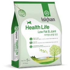 이즈칸 전연령 닭 그레인프리 헬스라이프 저지방 관절건강 애견사료, 뼈/관절 강화, 5kg, 1개