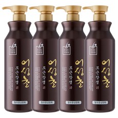 모근장생 어성초 샴푸 1000ml x 4개 대용량 탈모완화 기능성 두피 약산성 비듬 천연