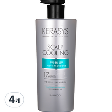 케라시스 두피 프레쉬 쿨 샴푸, 750ml, 4개