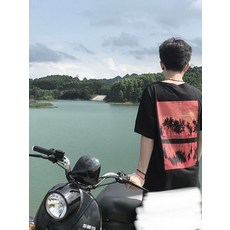 봄가을 여름 색다른 커플룩 뒷프린팅 심플 여름옷 30대 웨딩촬영 20대 피크닉 봄옷 맨투맨 제주도 시밀러룩 부부 캐주얼 가을옷