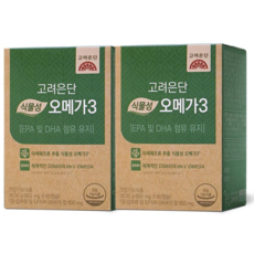 고려은단 식물성 오메가3 60캡슐, 2개