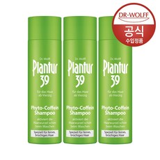 [쇼핑엔티] 플란투어39 파이토-카페인 샴푸 (가늘고 연약한 모발용) 250ml x3