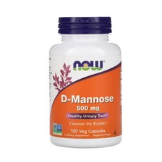 (무료배송)NOW Foods 나우푸드 D-Mannose 디만노스 디마노스 약들약 고약사 500 mg 120 Veg Capsules