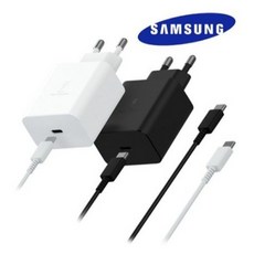 [삼성전자] 25 W 초고속 충전기(1M 케이블) EP-TA800, 2.25W-EP-TA800(포함)(블랙)