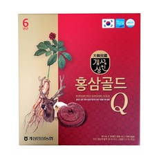 개성상인 홍삼 골드 Q 50mL 30포 (쇼핑백 포함), 1박스