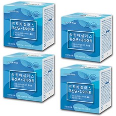 락토바실러스 유산균 다이어트 모유유산균 프롤린 17종 비피더스 프리바이오틱스 체지방감소 가르시니아 식약처 인증 건강기능식품, 60포, 4개