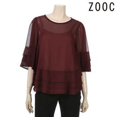 주크 시스루 캉캉 블라우스 Z193MSC009 WI2