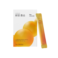 100% 국산 곡물 발효 효소 3g 15포 비오효소, 1개