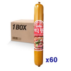 롯데 빅팜 150gX60개 1박스 군대 어린이 어른 맥주안주 간식 소시지 음식 주전부리, 150g, 1개