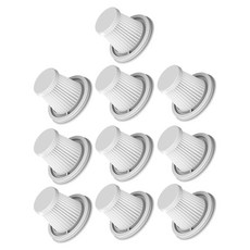 Xiaomi Mijia SSXCQ01XY 핸디 진공 청소기 용 10 팩 HEPA 필터 가정용 자동차 미니 무선 세탁 가능한 예비 부품, 진공 청소기 부품
