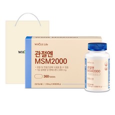 WHOLELIFE 관절엔 MSM2000 396g + 쇼핑백, 1개, 360정