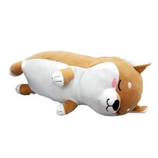 기프트앤돌 대형 위도그 슬리핑 강아지 애착인형 45cm, 난시바