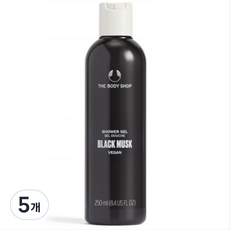 더바디샵 블랙 머스크 샤워 젤, 5개, 250ml