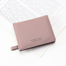 모브 키 컬러 카드 동전 멀티 가죽 반지갑