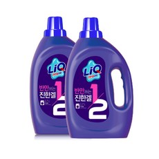 애경 반만쓰는리큐 드럼용 액상세제 본품, 2.7L, 2개